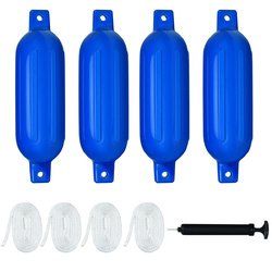 23" 4 Pack Hand Inflatable Marine Bumper Boat Fenders